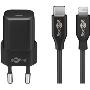 Goobay Apple Lightning / USB-C PD-Ladeset nano 20 Watt, Ladegerät