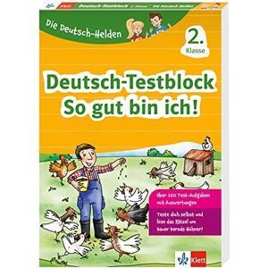 unbekannt - Klett Die Deutsch-Helden: Deutsch-Testblock 2. Klasse: Mit Punktesystem wie in der Schule für Tests, Klassenarbeiten, Lernzielkontrollen und Schulaufgaben