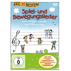 Simone Sommerland, Karsten Glück & die Kita-Frösche - Die 30 besten Spiel- und Bewegungslieder - Die DVD - zum Singen, Lernen und Mitmachen