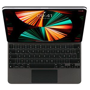 Apple Magic Keyboard Tablet-Tastatur schwarz geeignet für Apple iPad Pro 12,9" 3. Gen (2018), Apple iPad Pro 12,9" 4. Gen (2020), Apple iPad Pro 12,9" 5. Gen (2021), Apple iPad Pro 12,9" 6. Gen (2022) schwarz