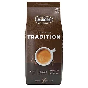 MINGES ESPRESSO TRADITION 1932 Espressobohnen, Arabica- und Robustabohnen kräftig, 1,0 kg