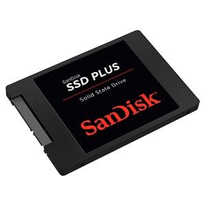 SanDisk PLUS 480 GB interne SSD-Festplatte schwarz