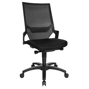 Topstar Bürostuhl Autosynchron®-1, AU1000 T20 Stoff schwarz, Gestell schwarz