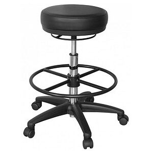 AMSTYLE Arbeitshocker SPM1.278 schwarz Kunstleder
