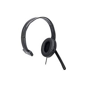 IC Intracom Manhattan Mono Over-Ear Headset (USB), Microphone Boom (padded), Retail Box Packaging, Adjustable Headband, In-Line Volume Control, Ear Cushion, USB-A for both sound and mic use, cable 1.5m, Three Year Warranty - Headset