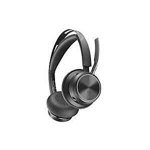 HP Inc. Poly Voyager Focus 2 - Headset - On-Ear - Bluetooth - kabellos, kabelgebunden - Adapter USB-A via Bluetooth