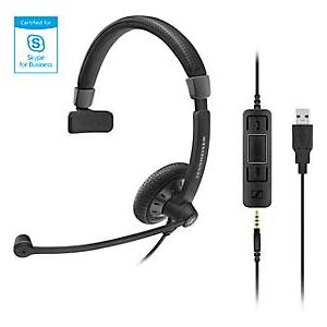 EPOS Sennheiser Sennheiser Headset SC 45 USB MS, Dual-Konnektivität, kabelgebunden, einseitig