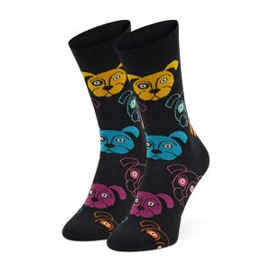 Hohe Unisex-Socken Happy Socks DOG01-9050 Schwarz 36_40 Unisex