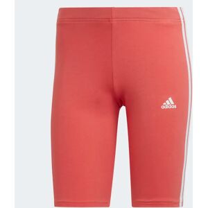 Adidas Essentials 3-Streifen kurze Tight - Semi Turbo / White - Frauen - Size: 2XS,XS,S,M,L,XL,2XL