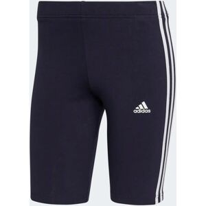 Adidas Essentials 3-Streifen kurze Tight - Legend Ink / White - Frauen - Size: 2XS,XS,S,M,L,XL,2XL