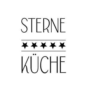 queence Wanddekoobjekt »5 STERNE KÜCHE« schwarz B/H/T: 30 cm x 45 cm x 0,1 cm schwarz