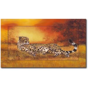 Artland Wandbild »Gepard«, Wildtiere, (1 St.) orange B/H: 116,4 cm x 66,4 cm orange