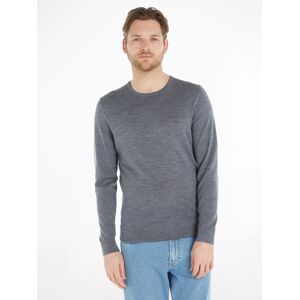 Calvin Klein Rundhalspullover »SUPERIOR WOOL CREW NECK SWEATER« mid grey mid grey