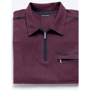 Catamaran Poloshirt »Kurzarm-Poloshirt« aubergine aubergine