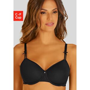 LASCANA Minimizer-BH, mit nahtlos vorgeformten Spacer-Schalen, Basic Dessous schwarz Cup F schwarz