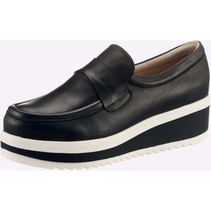 heine Slipper schwarz schwarz