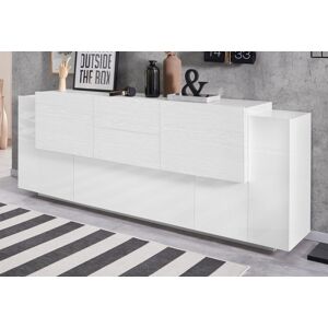 INOSIGN Sideboard »Coro«, Breite ca. 220 cm weiss/eiche weiss gekalkt B/H/T: 220 cm x 86 cm x 45 cm weiss/eiche weiss gekalkt