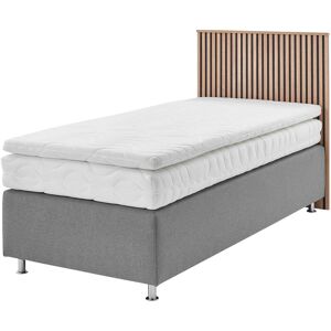 Westfalia Schlafkomfort Boxspringbett »Quercus«, wahlweise mit LED-Beluchtung, 3 Matratzenarten zur Auswahl grey LED-Beleuchtung grey