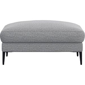 FLEXLUX Pouf »Belle«, Sitzaufbau hochwertiger Kaltschaum und Stahl-Wellenunterfederung Sophisto Grey B/H/T: 95 cm x 43 cm x 73 cm Sophisto Grey