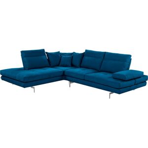 CALIA ITALIA Ecksofa »Toby Wing, L-Form«, Sitztiefenverstell.,wahlw. mit Kissen-Set, Füße chrom glänzend ottanio MARIO B/H/T: 288 cm x 90 cm x... ottanio MARIO