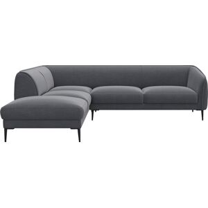 FLEXLUX Ecksofa »Belle«, Sitzaufbau hochwertiger Kaltschaum und Stahl-Wellenunterfederung Soft Grey B/H/T: 268 cm x 74 cm x 209 cm Soft Grey