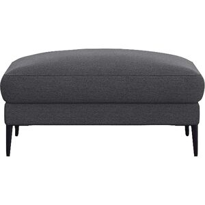 FLEXLUX Pouf »Belle«, Sitzaufbau hochwertiger Kaltschaum und Stahl-Wellenunterfederung Dervit Grey B/H/T: 95 cm x 43 cm x 73 cm Dervit Grey