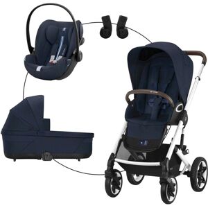 Cybex Kombikinderwagen Talos S Lux Trio-Set inkl. Babyschale Cloud G i-Size - blau - Unisex