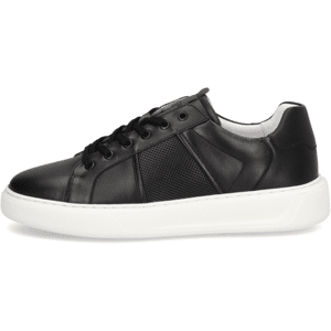 Pat Calvin Glattleder Sneaker schwarz male 45.0