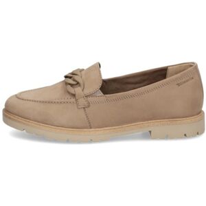 TAMARIS Nubukleder Slipper beige 40.0