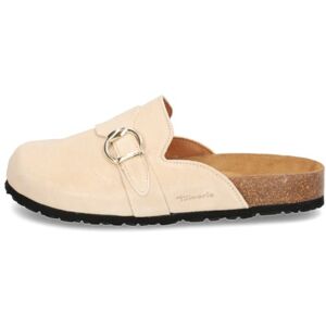 TAMARIS Veloursleder Pantoffel beige 37.0