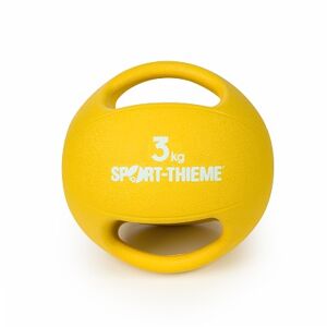Sport-Thieme Medizinball "Dual Grip", 3 kg, Gelb