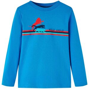 vidaXL Kinder-Langarmshirt Kobaltblau 92