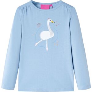 vidaXL Kinder-Langarmshirt Hellblau 92