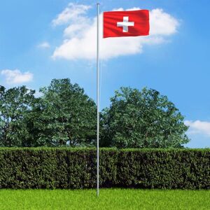 vidaXL Flagge der Schweiz 90 x 150 cm