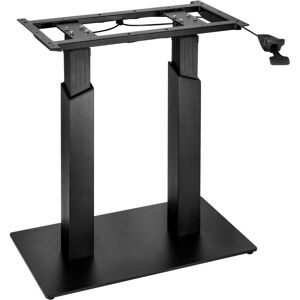 VEGA Doppeltischsäule Alturo eckig; 40x70x72 cm (BxLxH); schwarz; rechteckig