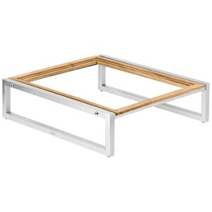 VEGA Tisch für GN-Einsatz Torresso GN 1/2 niedrig; Größe GN 1/2, 32.9x36x10 cm (LxBxH); eiche/silber; rechteckig