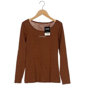 Esprit Damen Langarmshirt, braun, Gr. S - Second Hand