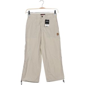 Fjällräven Damen Stoffhose, beige, Gr. EU 36, Baumwolle, Synthetik - Second Hand