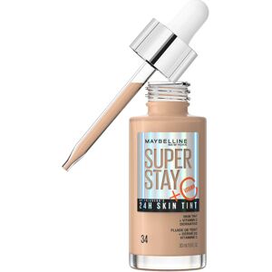 Maybelline Super Stay up to 24H Skin Tint Foundation + Vitamin C 30ml (Various Shades) - 34