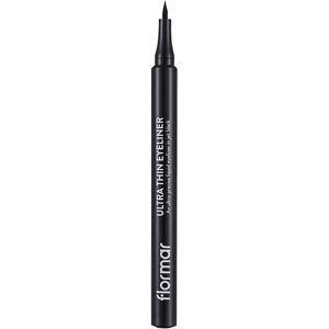 Flormar Augen Make-up Eyeliner Ultra Thin Eyeliner 001 Black
