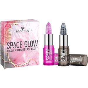 Essence Lippen Lippenstift Space Glow Lipstick Set SPACE GLOW colour-changing lipstick 01 Galaxy 3,2 g + SPACE GLOW colour-changing lipstick 02 Universe 3,2 g