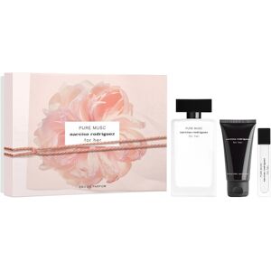 Narciso Rodriguez Damendüfte for her Geschenkset Pure Musc Eau de Parfum Spray 100 ml + Pure Musc Eau de Parfum Travel Spray 10 ml + Body Lotion 50 ml