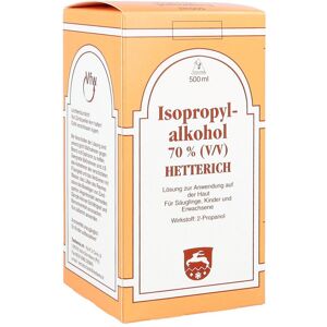 Isopropylalkohol 70% V/v Hetterich 500ml