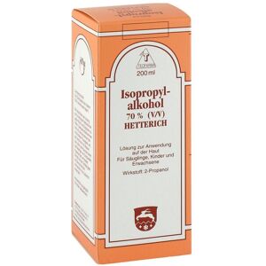 Isopropylalkohol 70% V/v Hetterich 200ml