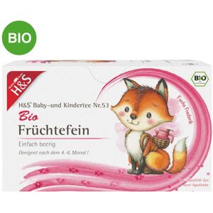 H&s Bio Baby- und Kindertee Früchtefein Filterbeutel 20X2.5g