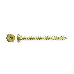 Fischer 551168 Spanplattenschraube 4.5 mm 50 mm Kreuzschlitz Pozidriv galvanisch
