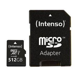 Intenso Premium microSDXC-Karte 512 GB Class 10, UHS-I inkl. SD-Adapter