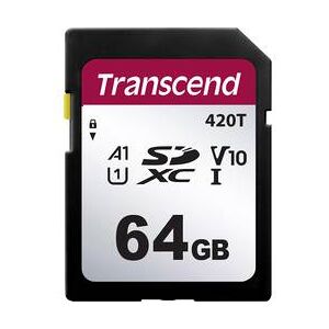 Transcend TS64GSDC420T SD-Karte Industrial 64 GB v30 Video Speed Class