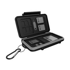 Icy Box IB-AC620-CR Schutzbox für SD (x8), microSD (x16) und CF (x4) -Karten
