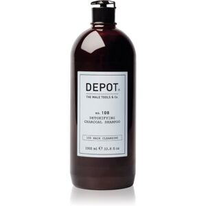 DEPOT 100 HAIR CLEANSING NO. 108 DETOXIFYING CHARCOAL SHAMPOO reinigendes Detox-Shampoo für alle Haartypen 1000 ml